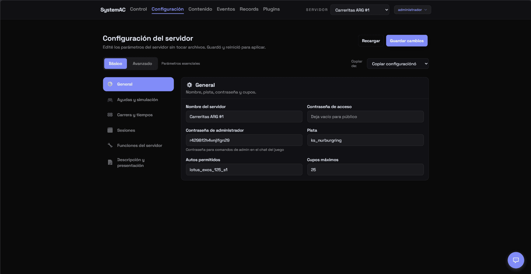 Configuración guiada